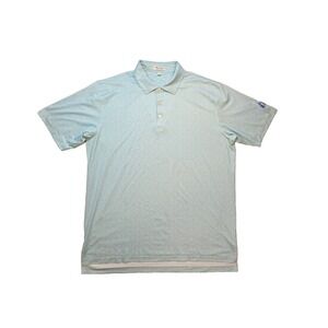 Peter Millar Polo Shirt Mens Large Summer Comfort Golf All Over Pattern